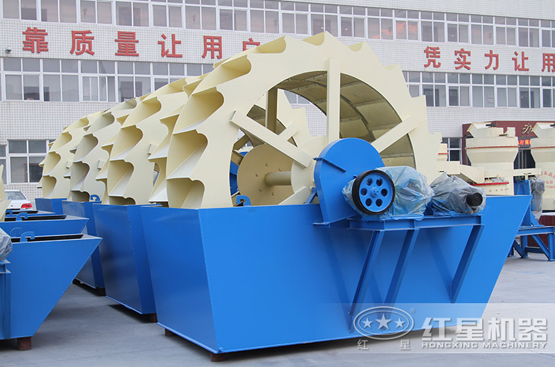 輪斗式洗砂機(jī)款型多樣，單輪、雙輪、三輪這都有