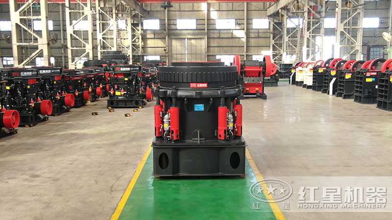 300型圓錐破碎機型號及參數(shù)，一小時能生產多少噸石子？